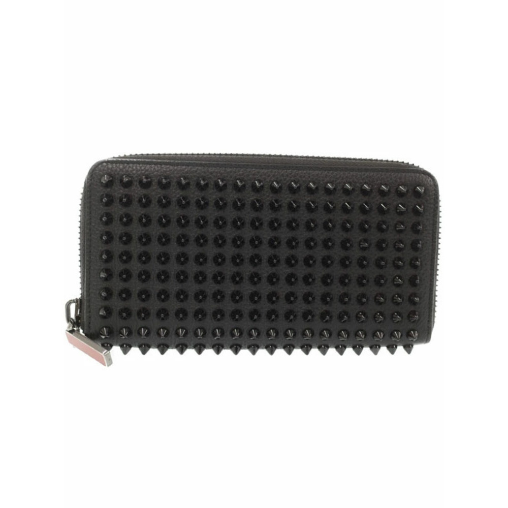 Christian Louboutin Panettone Studded Round Zipper Long Wallet